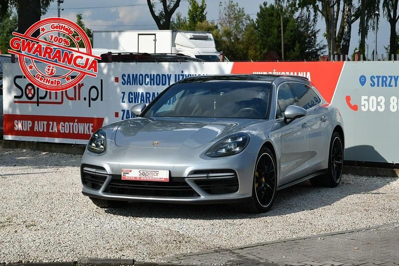 Srebrny (metalik, perła) Używany 2019 Porsche Panamera Sedan/Limuzyna | 299 000 zł - Obraz 1/4
