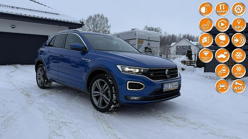 Używany VW T-Roc R-line 150 KM (110 kW) 2021 Niebieski SUV