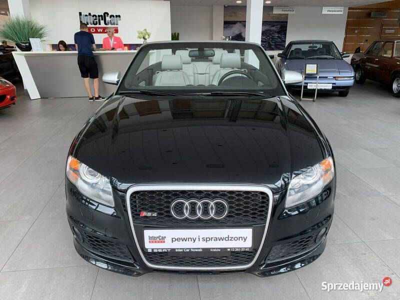 Szary Używany 2008 Audi RS4 Kabriolet | 247 499 zł - Obraz 1/4