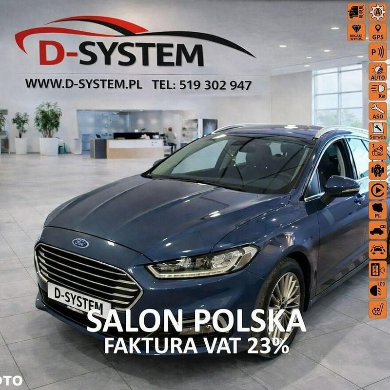 Niebieski Używany 2021 Ford Mondeo Kombi | 55 543 zł (Super Cena) - Obraz 1/4