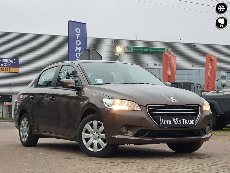 Brązowy (metalik) Używany 2014 Peugeot 301 Sedan/Limuzyna | 23 500 zł (Dość drogi) - Obraz 1/4