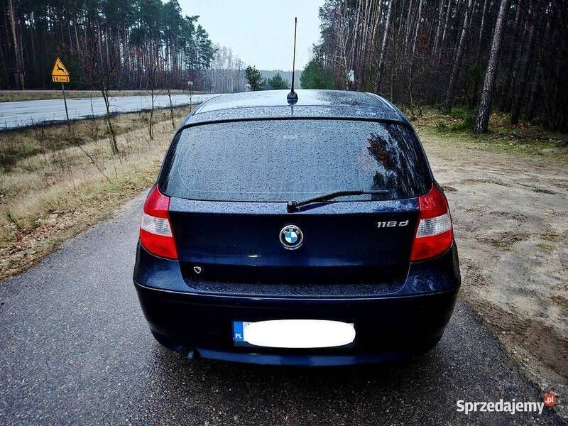 Niebieski Używany 2008 BMW 118 Hatchback | 10 900 zł (Super Cena) - Obraz 1/4