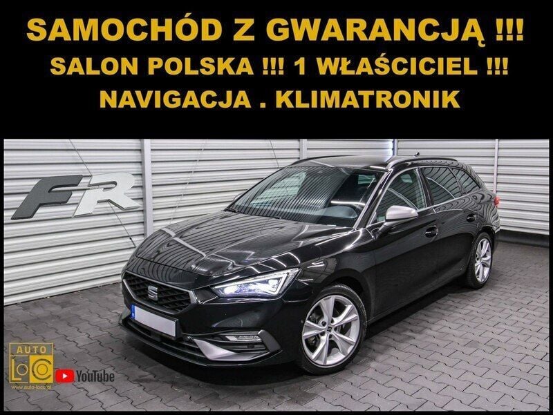 Czarny (metalik) Używany 2020 Seat Leon Kombi | 64 444 zł (Uczciwa cena) - Obraz 1/4
