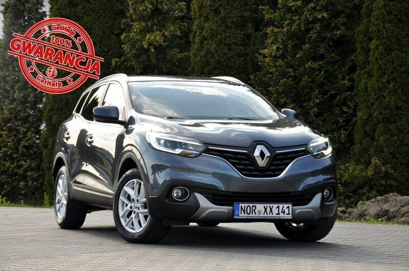 Szary Używany 2015 Renault Kadjar SUV | 45 900 zł (Uczciwa cena) - Obraz 1/4
