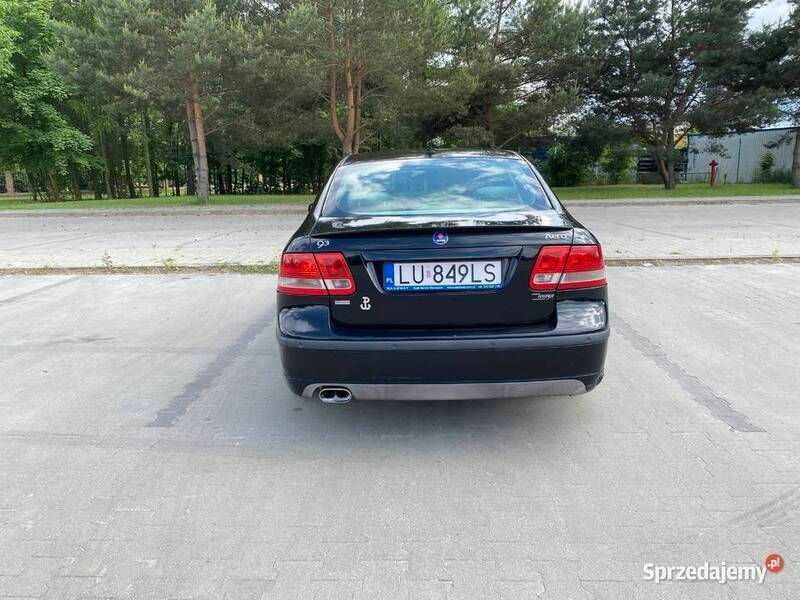 Używany Saab 9-3 Aero 252 KM (185 kW) 2005 Czarny Sedan/Limuzyna