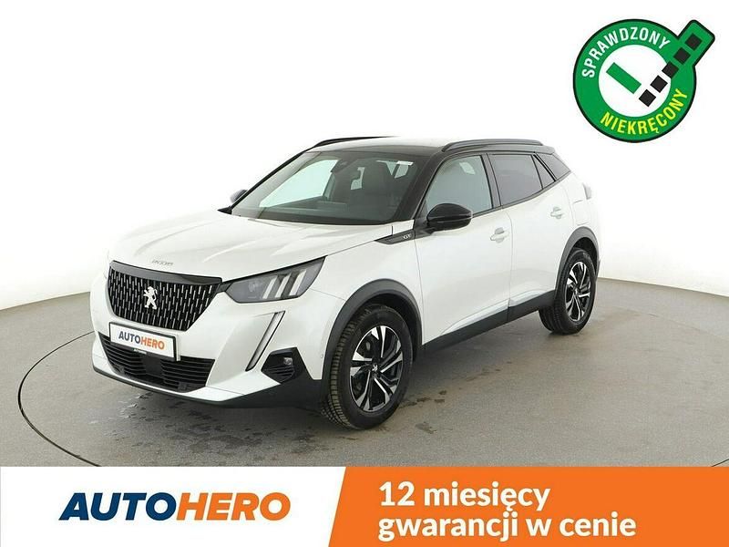 Biały Używany 2021 Peugeot 2008 SUV | 71 500 zł (Drogi) - Obraz 1/3