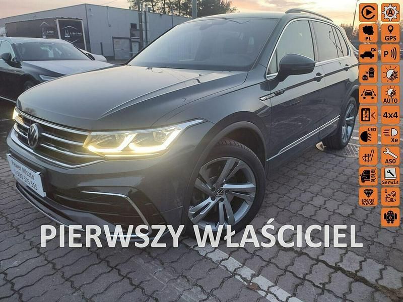 Szary (metalik) Używany 2021 VW Tiguan SUV | 115 900 zł - Obraz 1/4