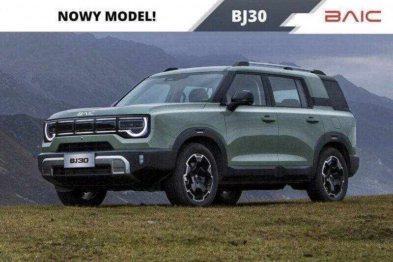 Zielony (metalik) Nowe 2025 Baic BJ30 SUV | 184 900 zł - Obraz 1/4