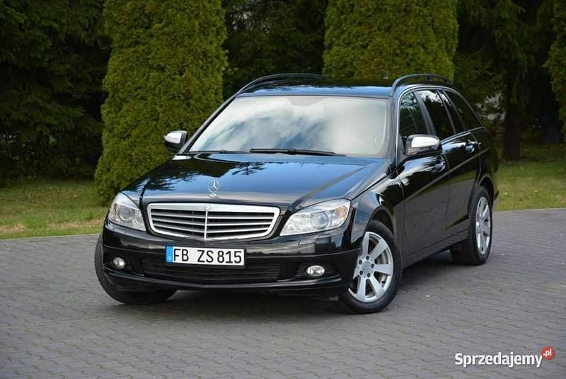 Czarny Używany 2008 Mercedes C180 Kombi | 24 900 zł (Uczciwa cena) - Obraz 1/4