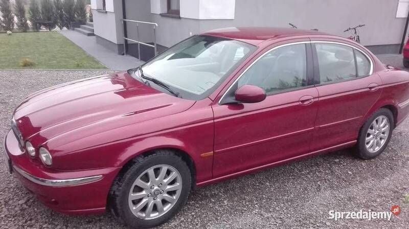 Używany Jaguar X-type 2002 Bordowy Sedan/Limuzyna