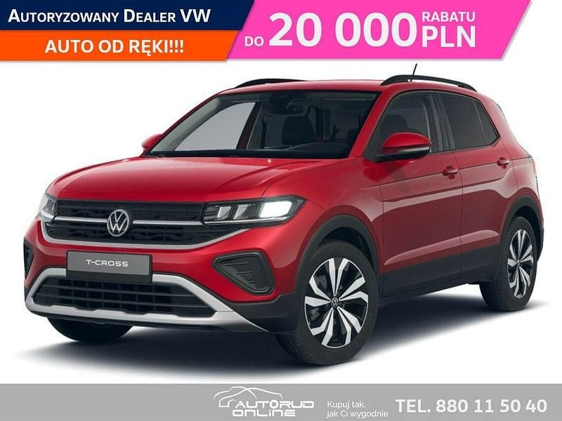 Czerwony (metalik) Nowe 2025 VW T-Cross SUV | 110 900 zł (Dobra cena) - Obraz 1/4