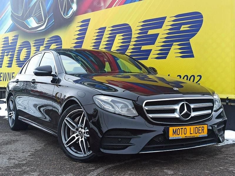 Używany Mercedes E220 AMG line 195 KM (143 kW) 2018 Czarny Sedan/Limuzyna