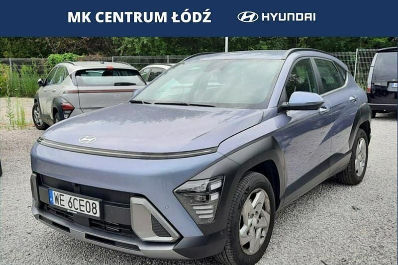 Niebieski Używany 2023 Hyundai Kona SUV | 99 900 zł (Drogi) - Obraz 1/4