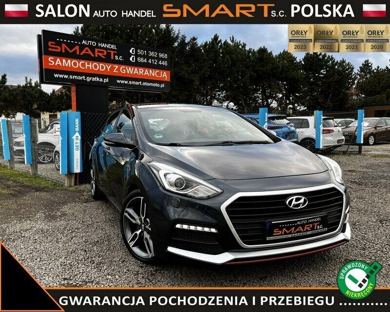 Szary Używany 2015 Hyundai i30 Sport Hatchback | 49 900 zł (Uczciwa cena) - Obraz 1/4