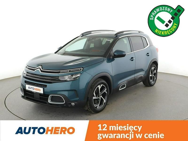 Niebieski Używany 2019 Citroën C5 Aircross SUV | 50 800 zł (Super Cena) - Obraz 1/3