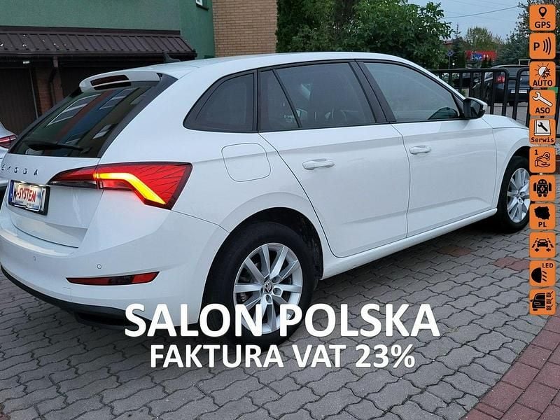 Biały (metalik) Używany 2020 Skoda Scala Hatchback | 42 666 zł (Dobra cena) - Obraz 1/4