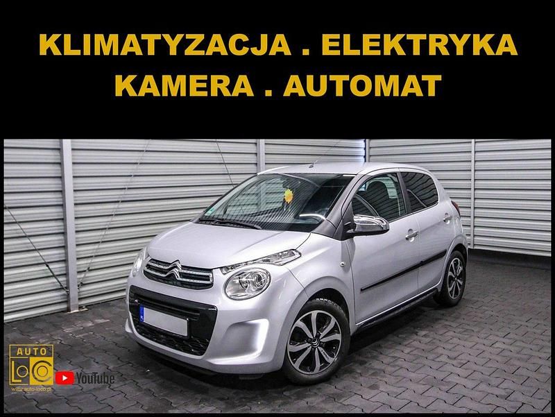 Srebrny (metalik) Używany 2015 Citroën C1 Hatchback | 34 888 zł - Obraz 1/4