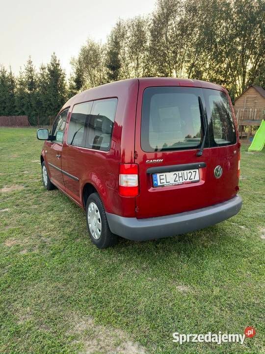 Używany VW Caddy 2008 Bordowy Minivan