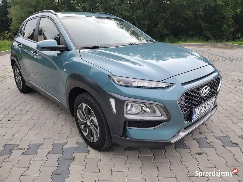 Niebieski Używany 2019 Hyundai Kona SUV | 76 900 zł (Uczciwa cena) - Obraz 1/4
