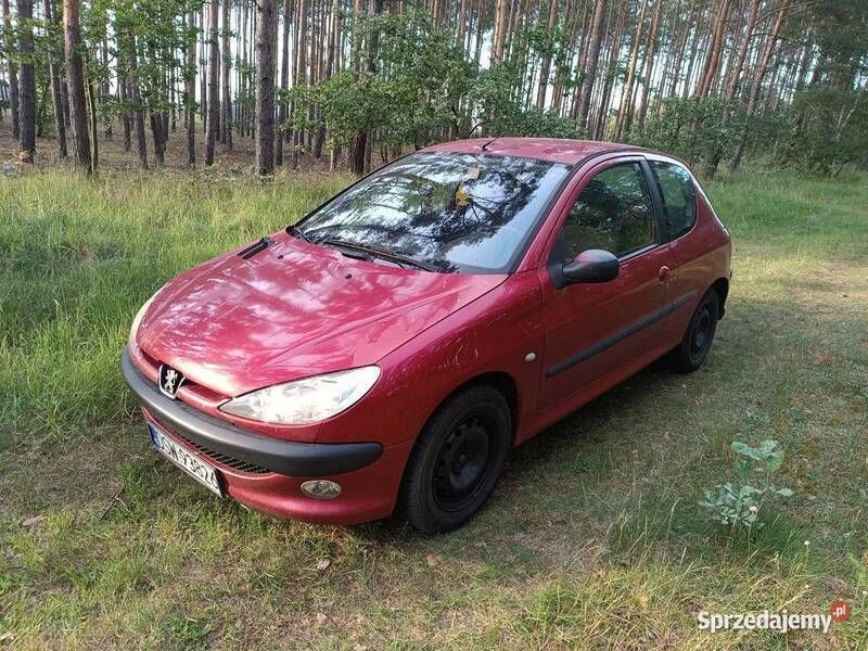 Używany Peugeot 206 2003 Czerwony Hatchback