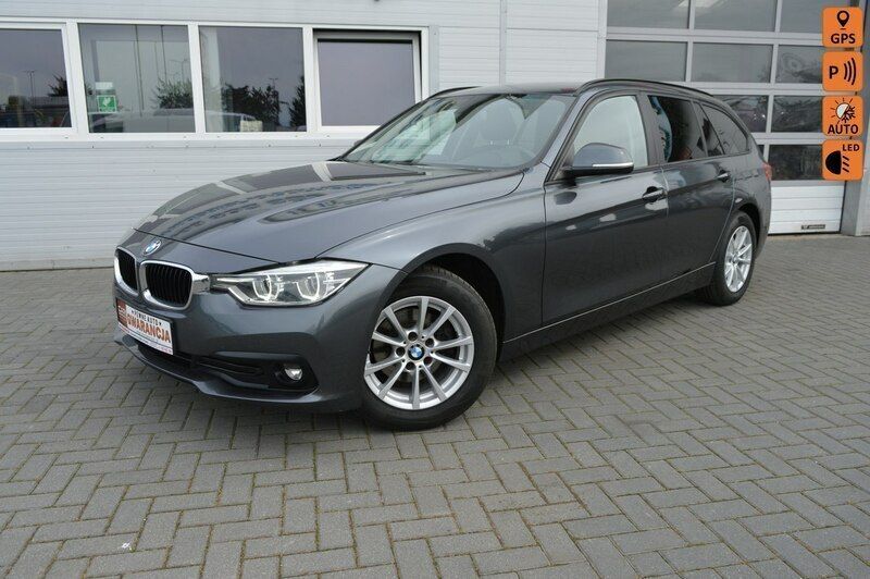 Szary Używany 2017 BMW 316 Kombi | 39 900 zł - Obraz 1/4