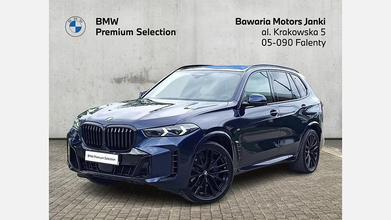 Niebieski tanzanite bmw individual metalizowany Używany 2024 BMW X5 Comfort Edition SUV | 459 900 zł - Obraz 1/3