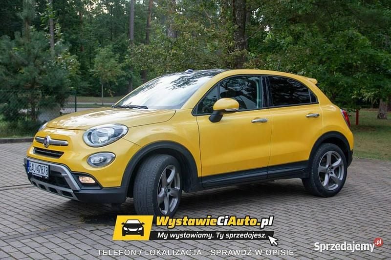 Żółty (metalik) Używany 2016 Fiat 500X Trekking SUV | 42 900 zł - Obraz 1/4