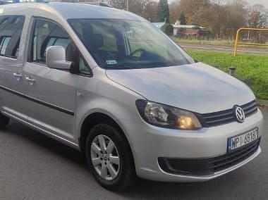 Srebrny Używany 2014 VW Caddy Minivan | 30 000 zł (Uczciwa cena) - Obraz 1/4