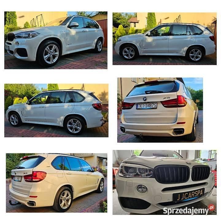 Biały Używany 2018 BMW X5 iPerformance SUV | 115 500 zł - Obraz 1/4