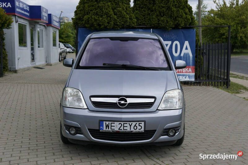 Srebrny Używany 2007 Opel Meriva Minivan | 9900 zł (Uczciwa cena) - Obraz 1/4