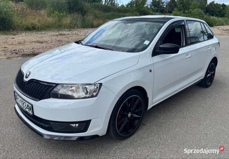 Biały Używany 2015 Skoda Rapid Monte Carlo Hatchback | 35 000 zł (Uczciwa cena) - Obraz 1/4