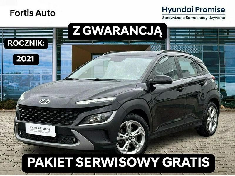 Czarny Używany 2021 Hyundai Kona SUV | 79 900 zł (Uczciwa cena) - Obraz 1/4