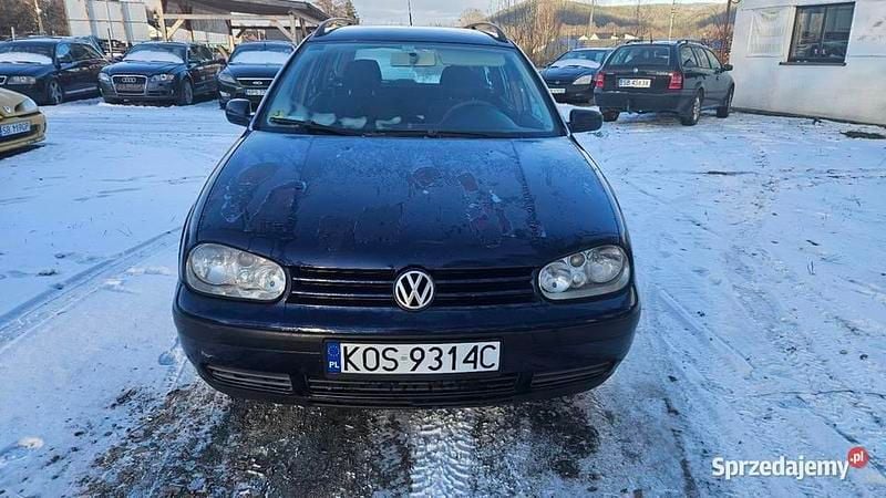 Granatowy Używany 2003 VW Golf IV Kombi | 1950 zł (Dobra cena) - Obraz 1/4