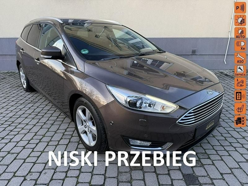 Brązowobeżowy Używany 2016 Ford Focus Kombi | 27 900 zł (Super Cena) - Obraz 1/4