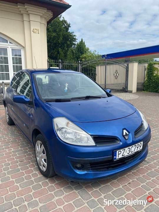 Granatowy Używany 2009 Renault Clio III Hatchback | 11 900 zł (Uczciwa cena) - Obraz 1/4