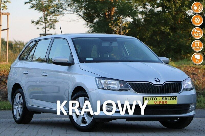 Srebrny (metalik) Używany 2017 Skoda Fabia Kombi | 34 800 zł (Dość drogi) - Obraz 1/4