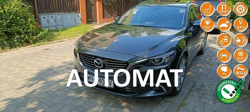 Szary Używany 2017 Mazda 6 Nakama Kombi | 57 900 zł (Super Cena) - Obraz 1/4