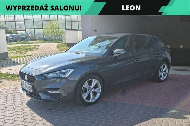 Grafitowy Używany 2022 Seat Leon Hatchback | 83 500 zł (Dość drogi) - Obraz 1/4