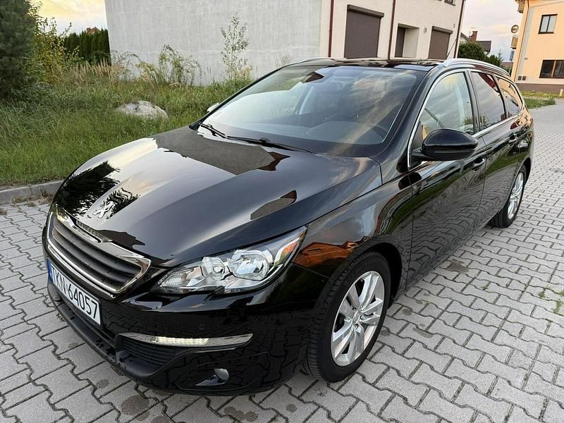 Czarny (metalik) Używany 2015 Peugeot 308 Allure Kombi | 29 600 zł (Uczciwa cena) - Obraz 1/4