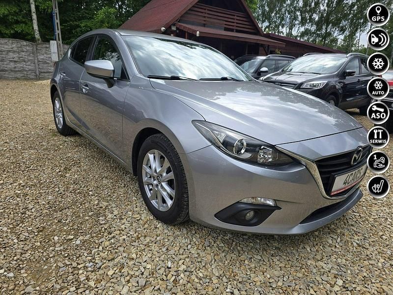 Szary Używany 2014 Mazda 3 Hatchback | 44 000 zł (Uczciwa cena) - Obraz 1/4