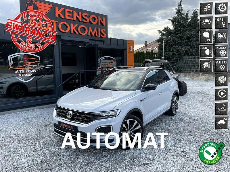 Niebieski Używany 2020 VW T-Roc R-line SUV | 94 900 zł (Uczciwa cena) - Obraz 1/4
