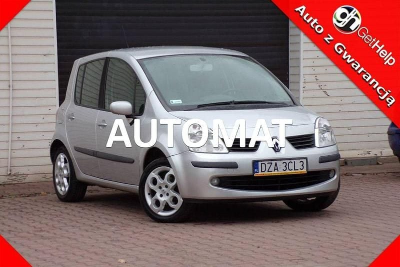 Srebrny Używany 2006 Renault Modus Minivan | 13 900 zł - Obraz 1/4