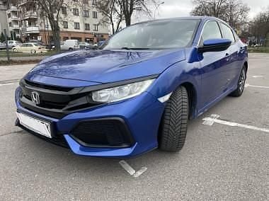 Niebieski Używany 2018 Honda Civic Hatchback | 49 900 zł (Dobra cena) - Obraz 1/4