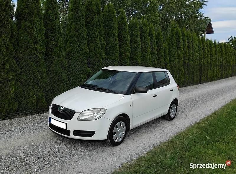 Biały Używany 2008 Skoda Fabia Hatchback | 8800 zł (Dość drogi) - Obraz 1/4