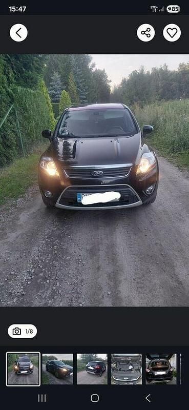 Czarny Używany 2011 Ford Kuga SUV | 24 500 zł (Uczciwa cena) - Obraz 1/4
