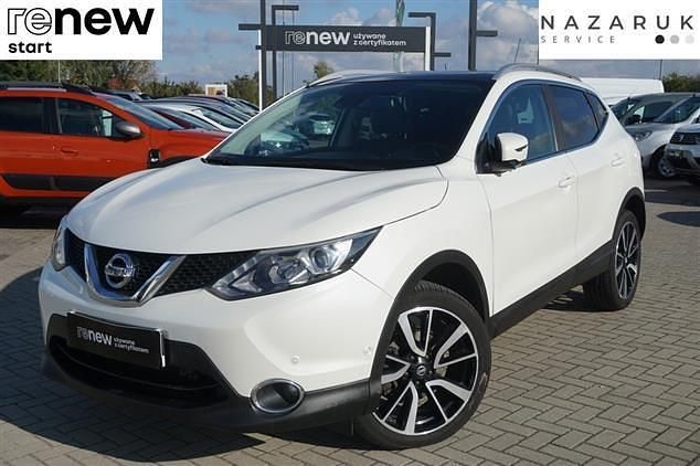 Biały Używany 2017 Nissan Qashqai Tekna SUV | 59 900 zł (Uczciwa cena) - Obraz 1/4