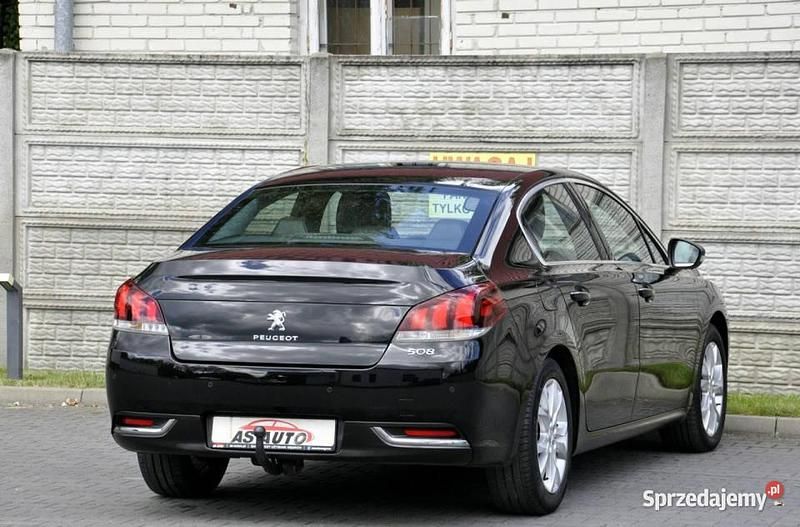 Używany Peugeot 508 Allure 150 KM (110 kW) 2016 Czarny Sedan/Limuzyna