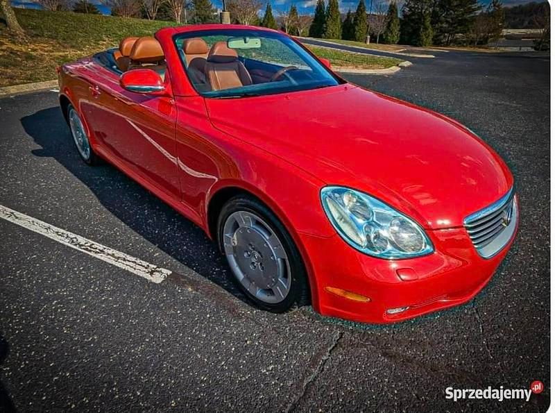 Czerwony Używany 2001 Lexus SC430 Kabriolet | 49 000 zł - Obraz 1/4