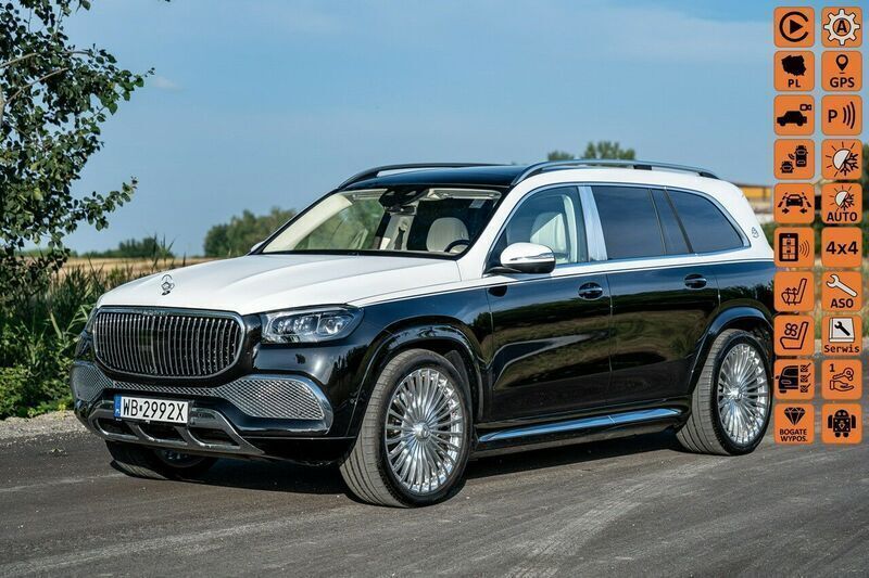 Czarny Używany 2022 Mercedes GLS600 Maybach SUV | 1 050 000 zł - Obraz 1/4