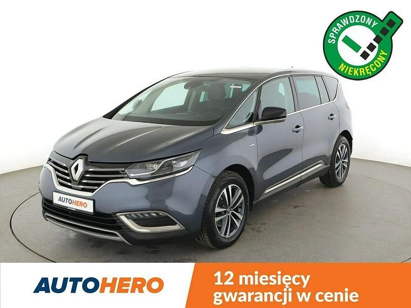 Szary Używany 2018 Renault Espace Minivan | 78 600 zł (Uczciwa cena) - Obraz 1/3
